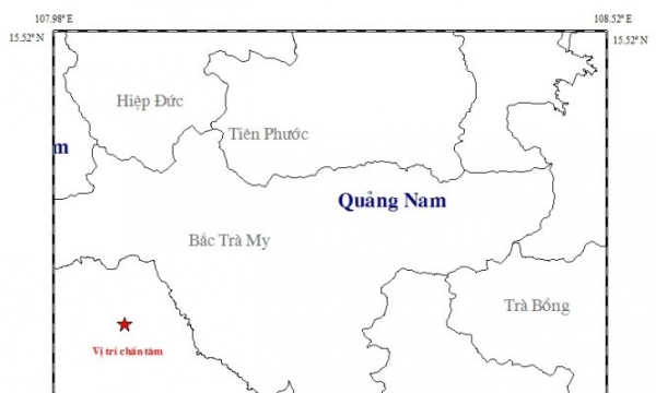 Quảng Nam: Hai trận động đất gần thủy điện Sông Tranh 2